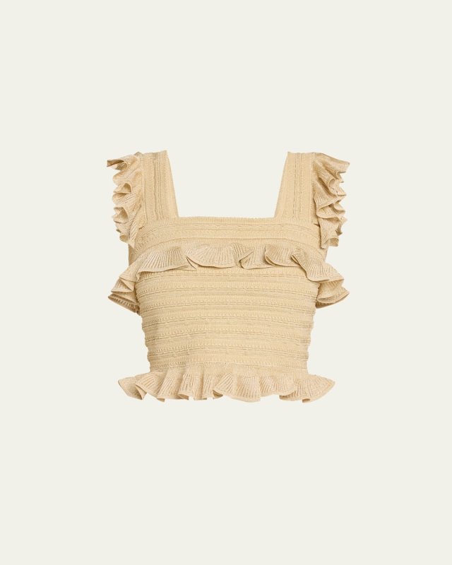 Illuminate Lace Frill Cami